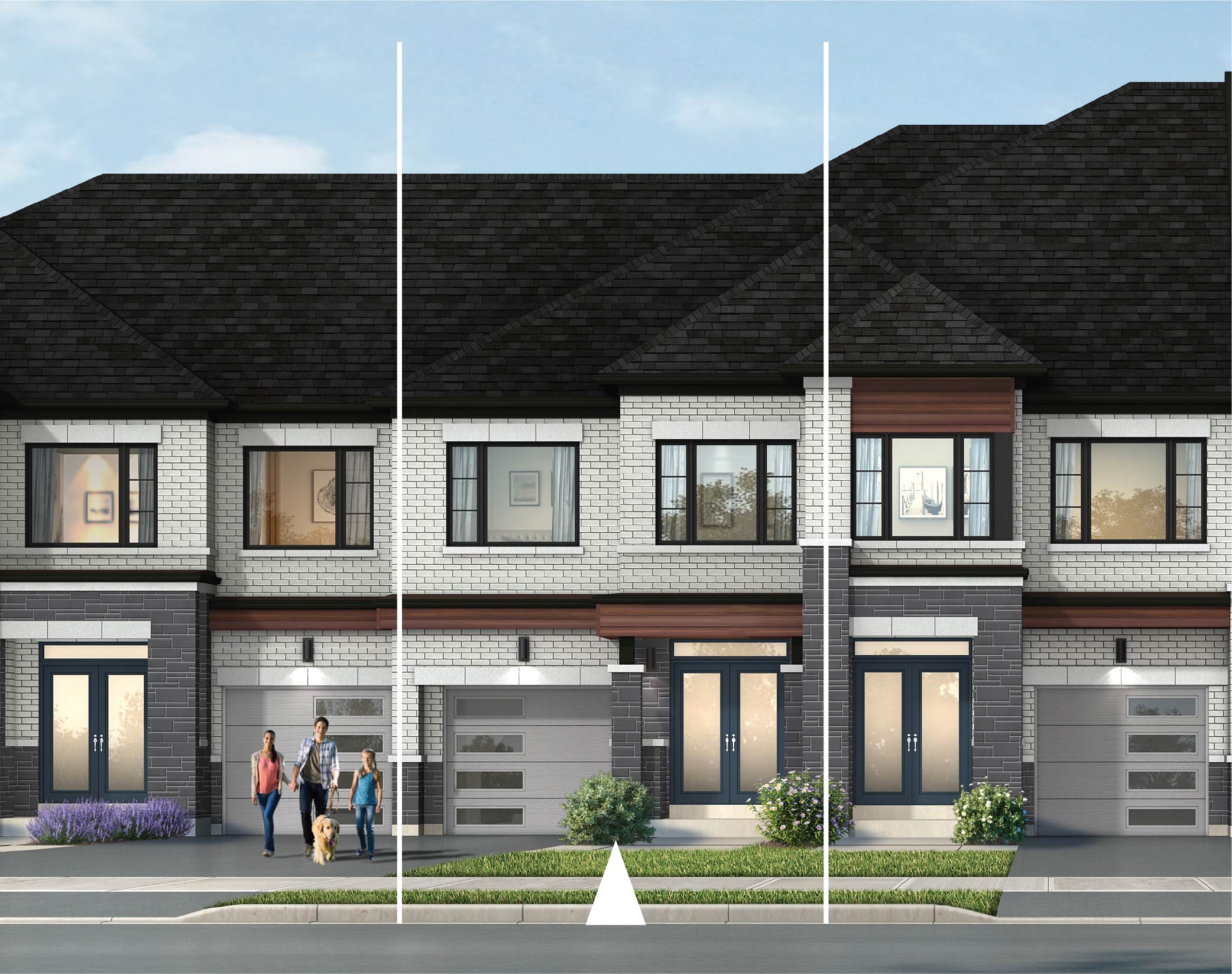 PEMBROOKE elevation - 1787 sq.ft. at Crown of Caledon