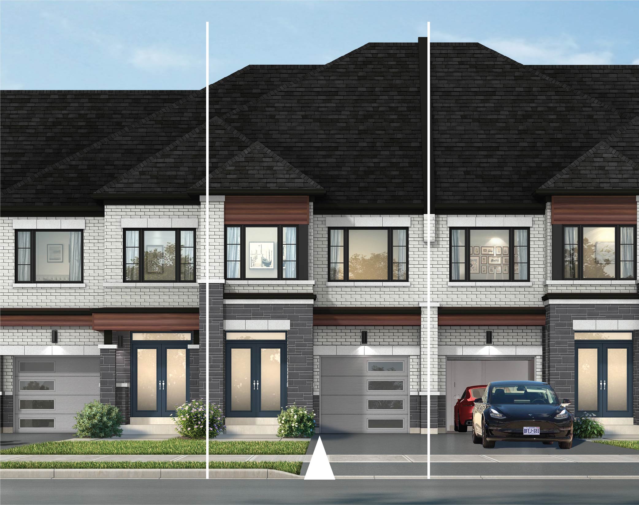 CORNWALL elevation - 1954 sq.ft. at Crown of Caledon