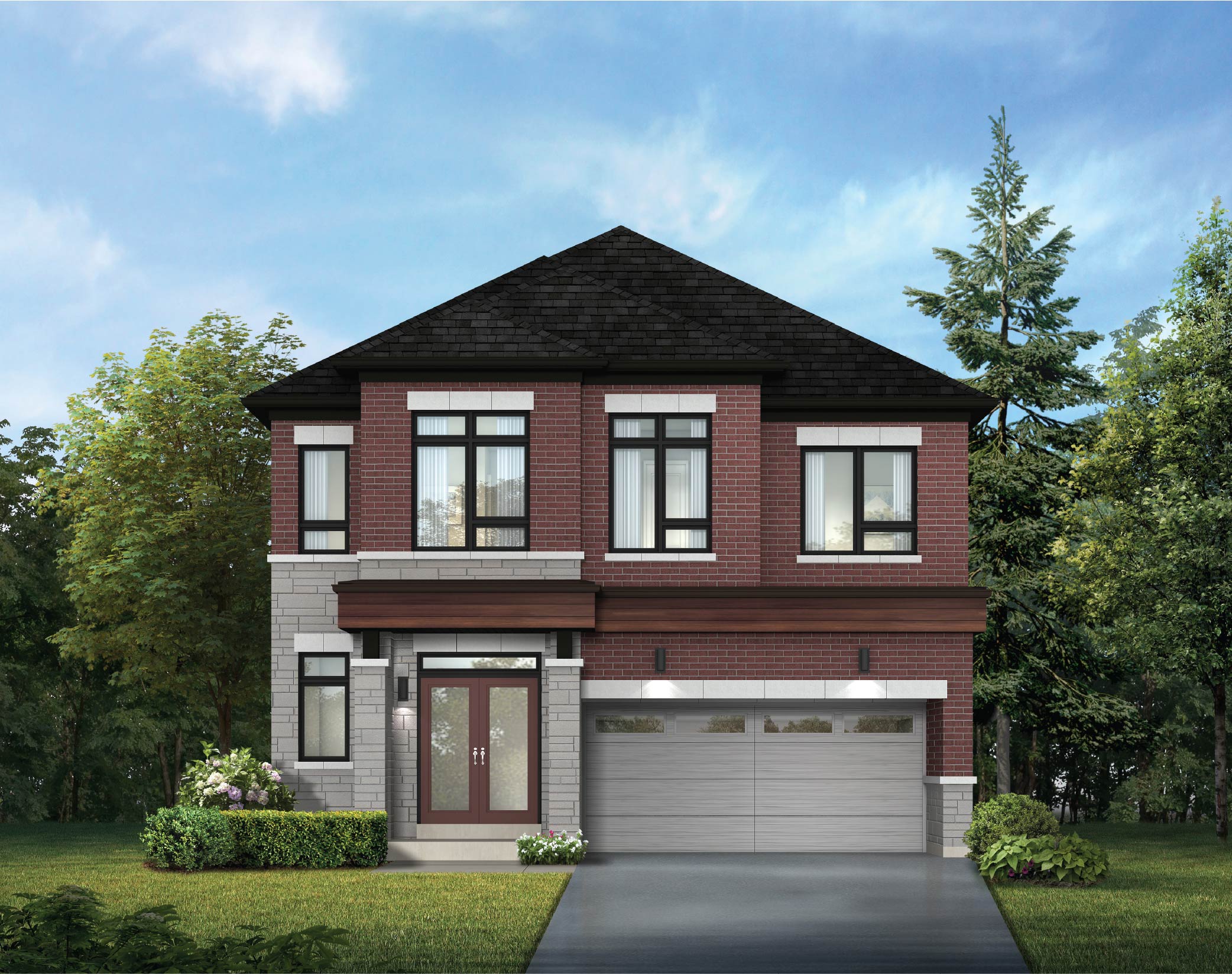 ROYAL elevation - 3127 sq.ft. at Crown of Caledon