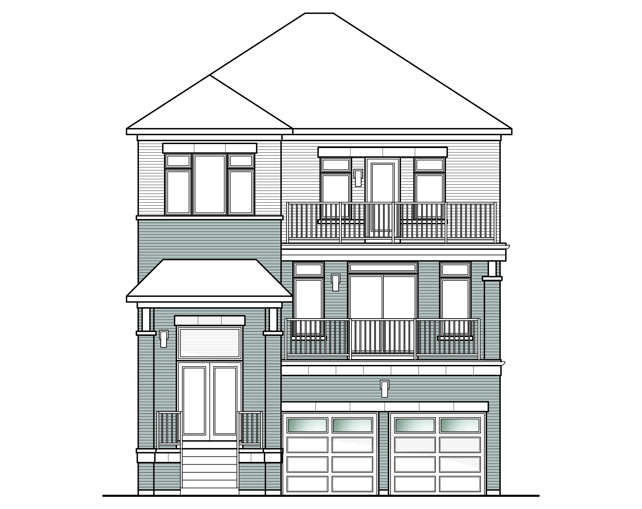 EMPRESS elevation - 3241 sq.ft. at Crown of Caledon