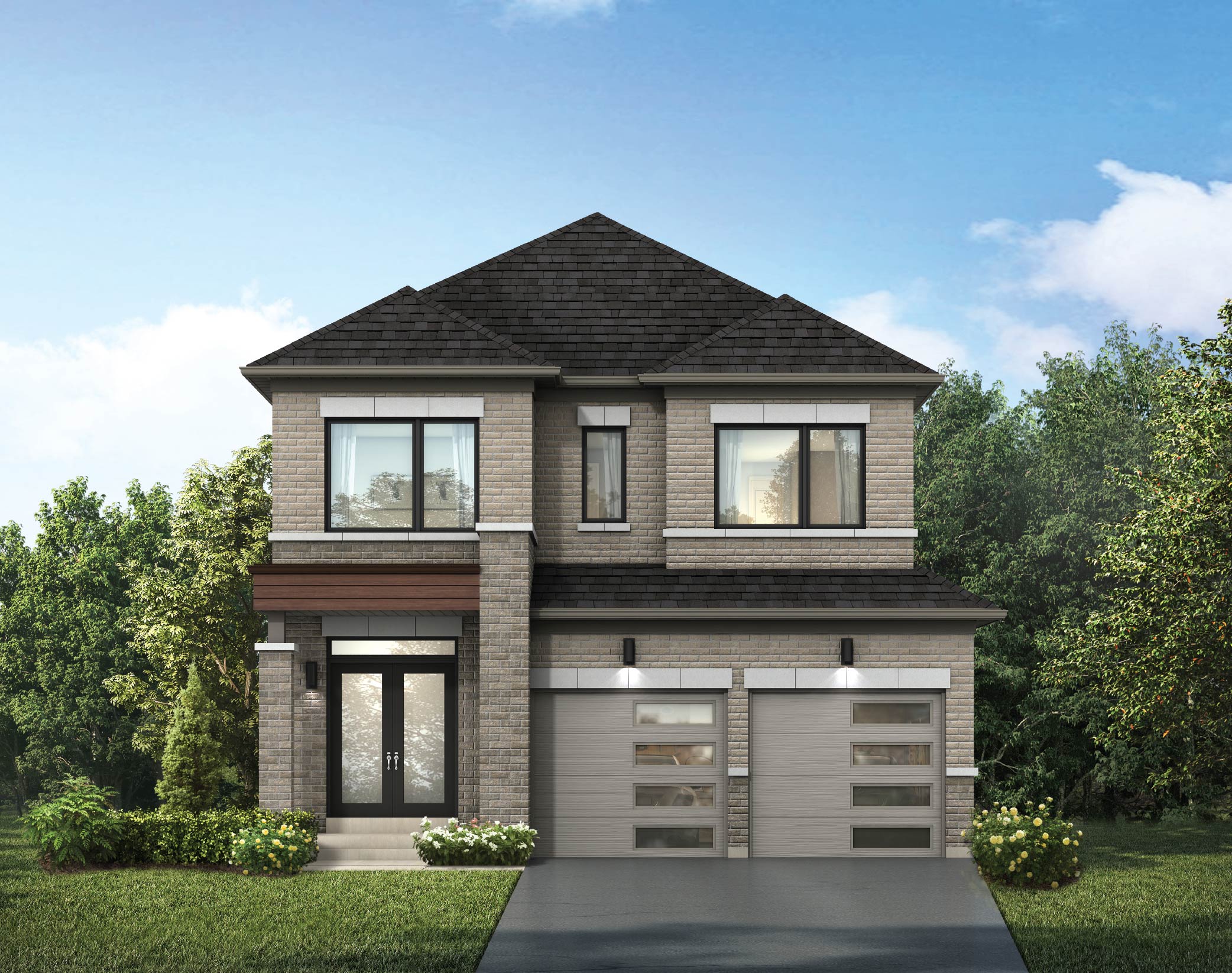 JUBILEE elevation - 1891 sq.ft. at Crown of Caledon