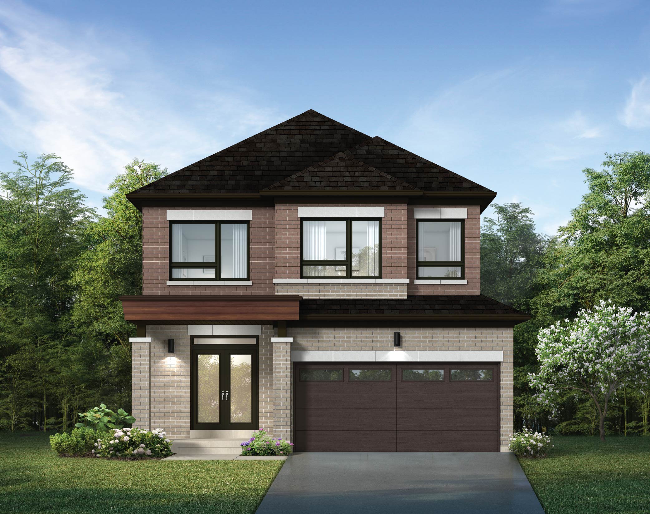 REGAL elevation - 2100 sq.ft. at Crown of Caledon