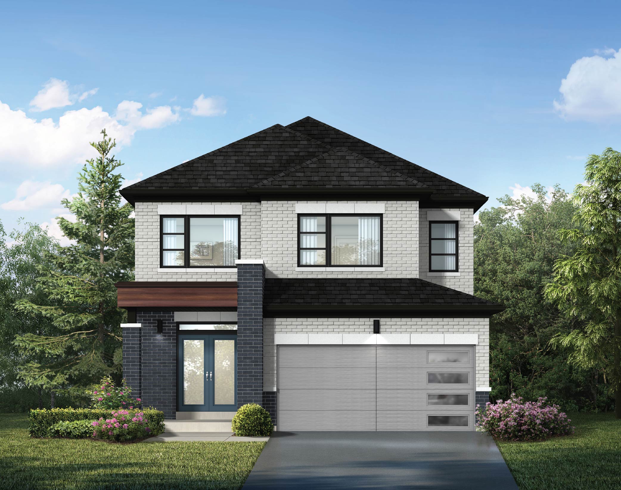 CASTLE elevation - 2321 sq.ft. at Crown of Caledon