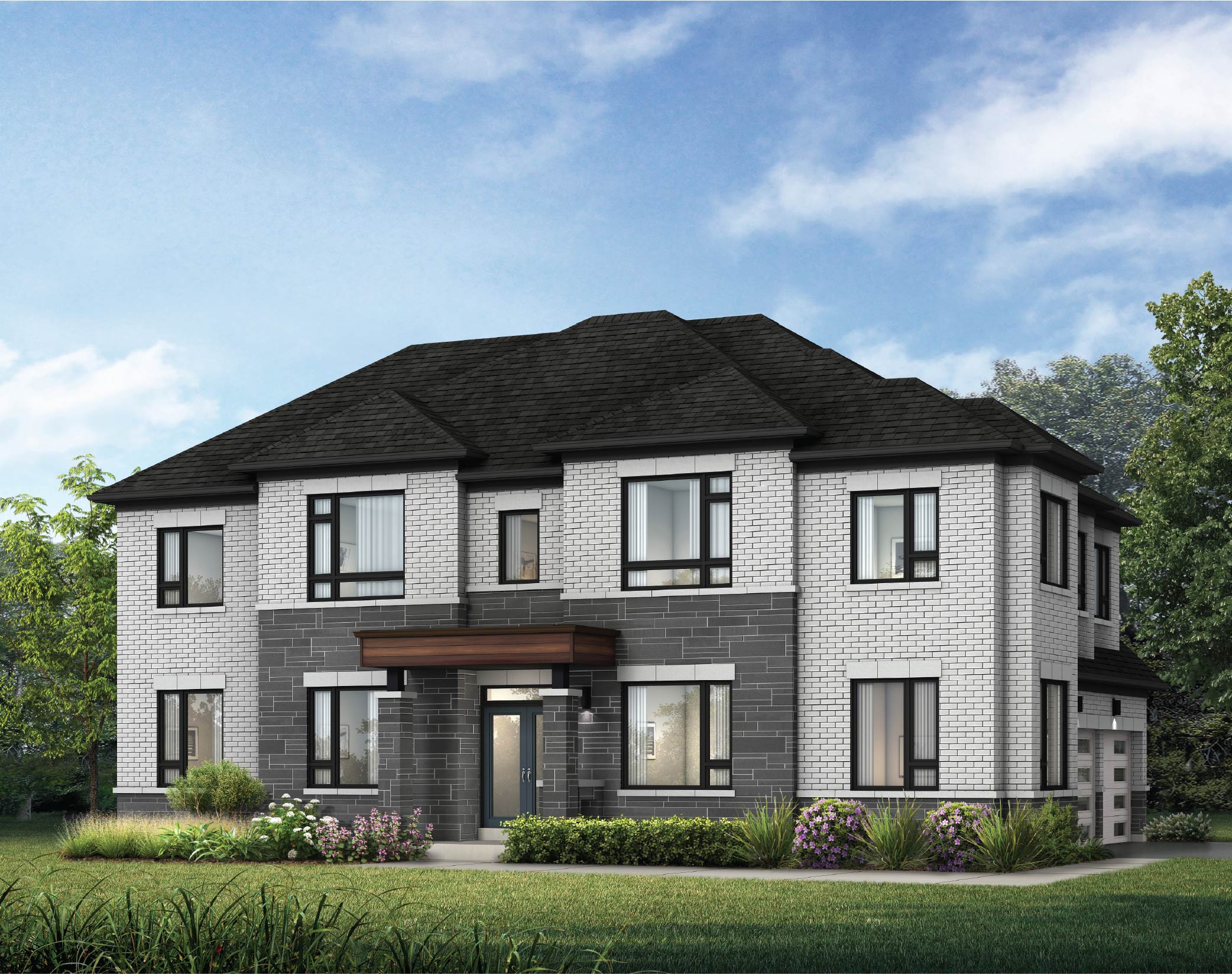 DYNASTY elevation - 2771 sq.ft. at Crown of Caledon