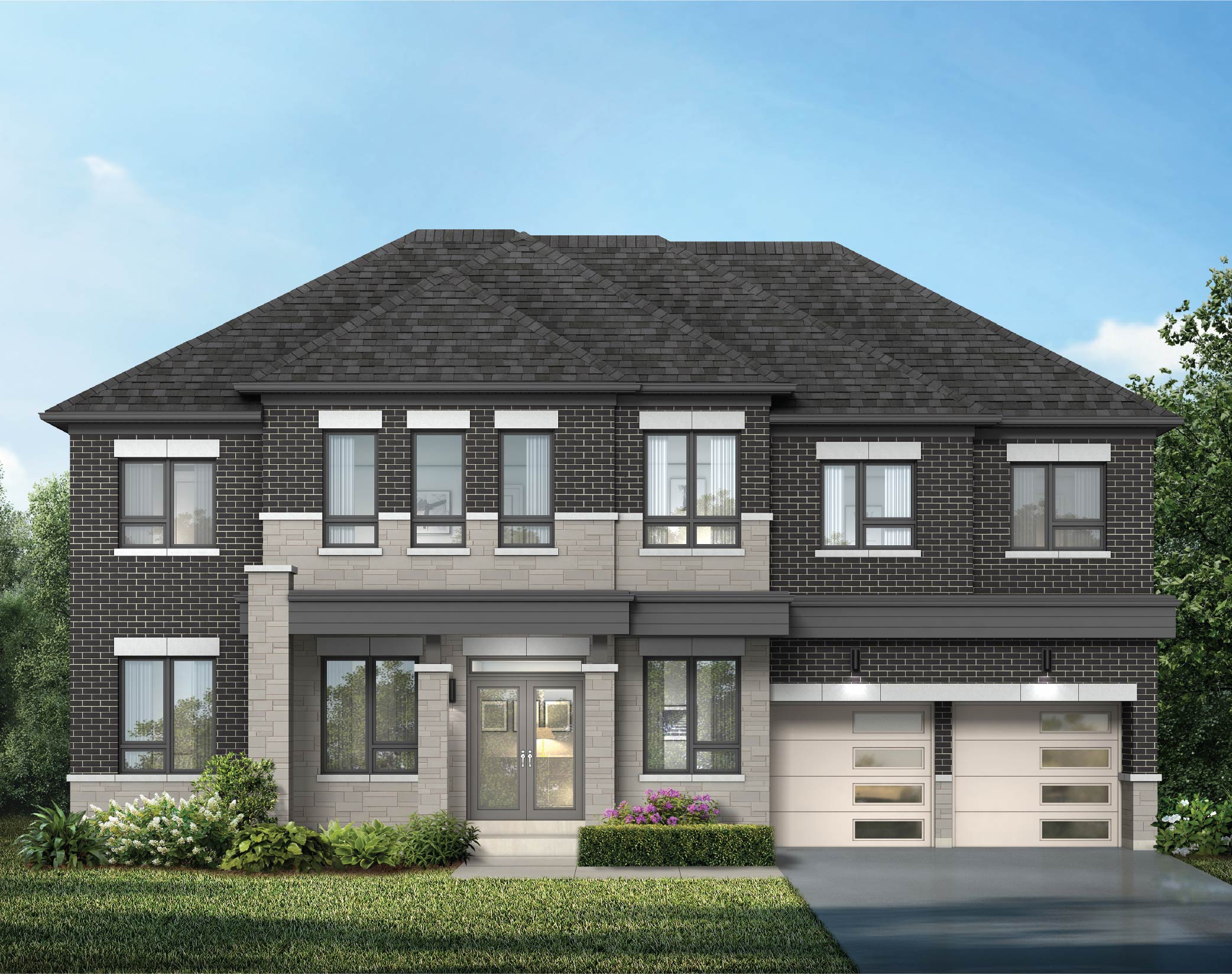 CROWN Lot 186 & 188 elevation - 3036 sq.ft. at Crown of Caledon